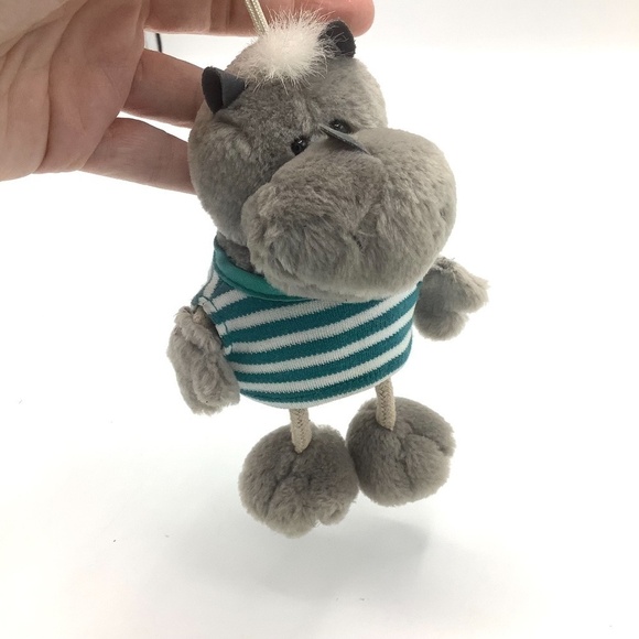 Hippopotamus Hippo Plush Hanging - Picture 2 of 9